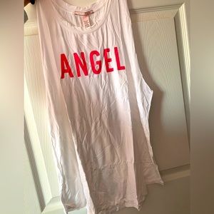Victoria’s Secret White “Angel” Tanktop - Size Large - BRAND NEW with TAGS!